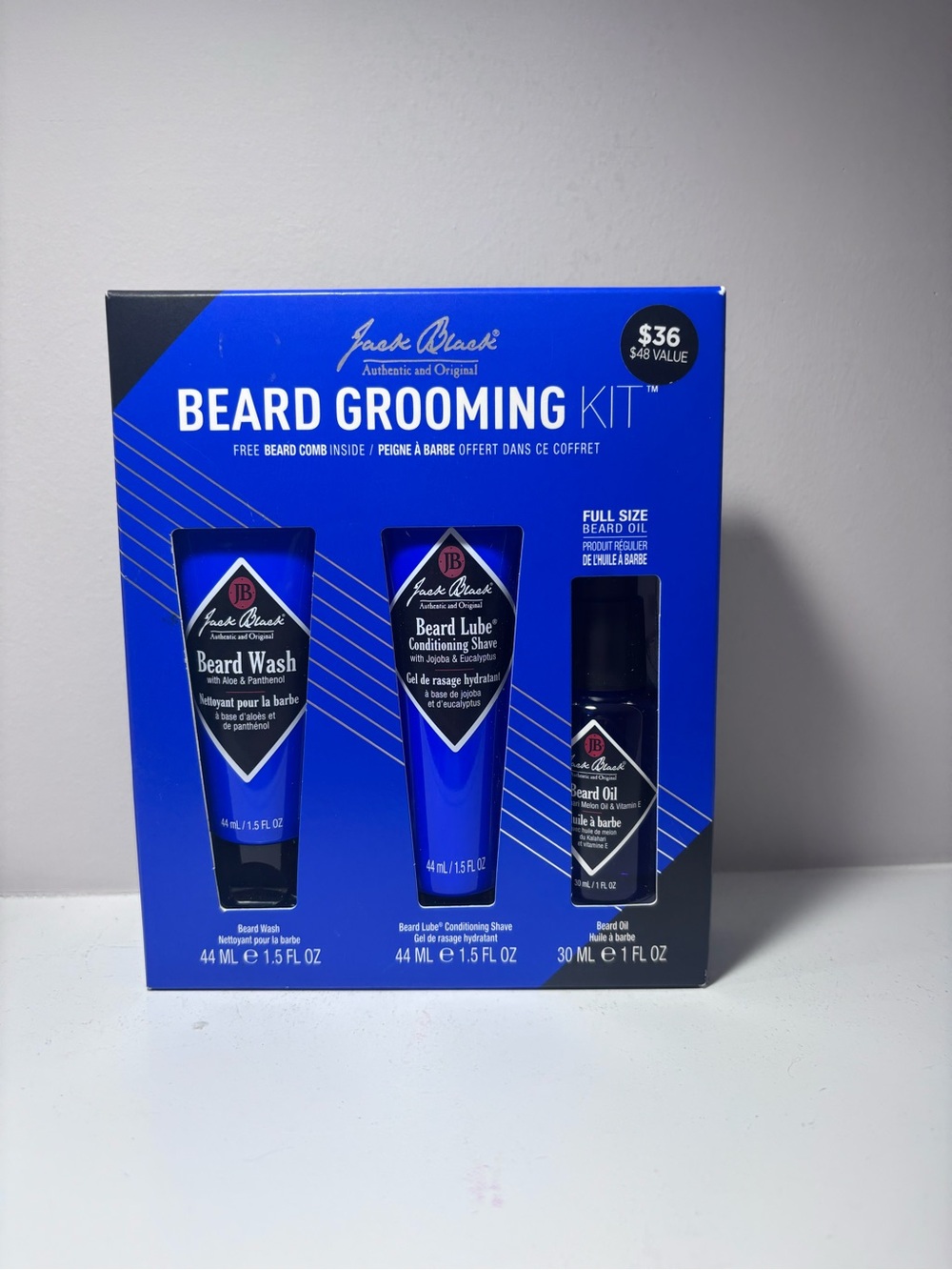 Jack Black Beard Grooming Kit with Beard Oil and Comb